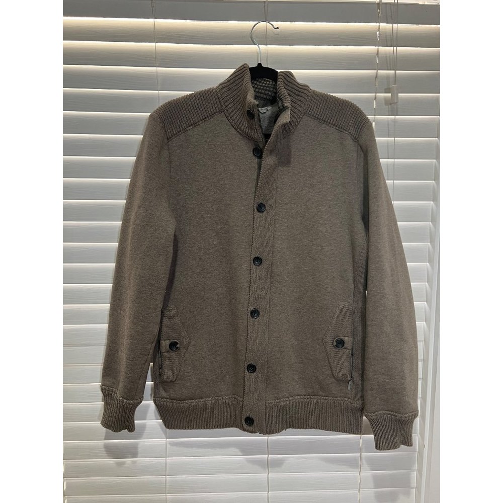 Ted Baker Fleece Lined Full Zip Men's Sweater Jacket‎  - Size 5/XL